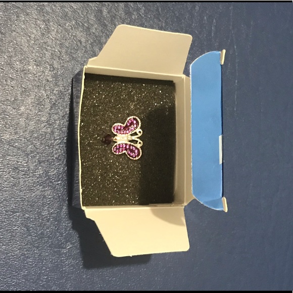 Amethyst butterfly pin - Picture 7 of 7